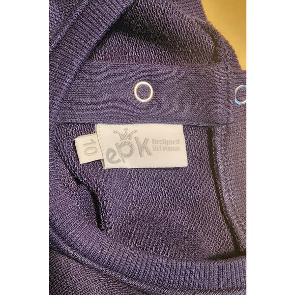 Epk Girls Dress Navy Dress Cats‎ Hearts Size 10 - Picture 4 of 5